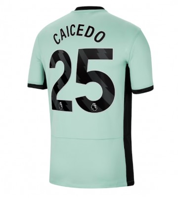 Chelsea Moises Caicedo #25 Kolmaspaita 2023-24 Lyhyet Hihat